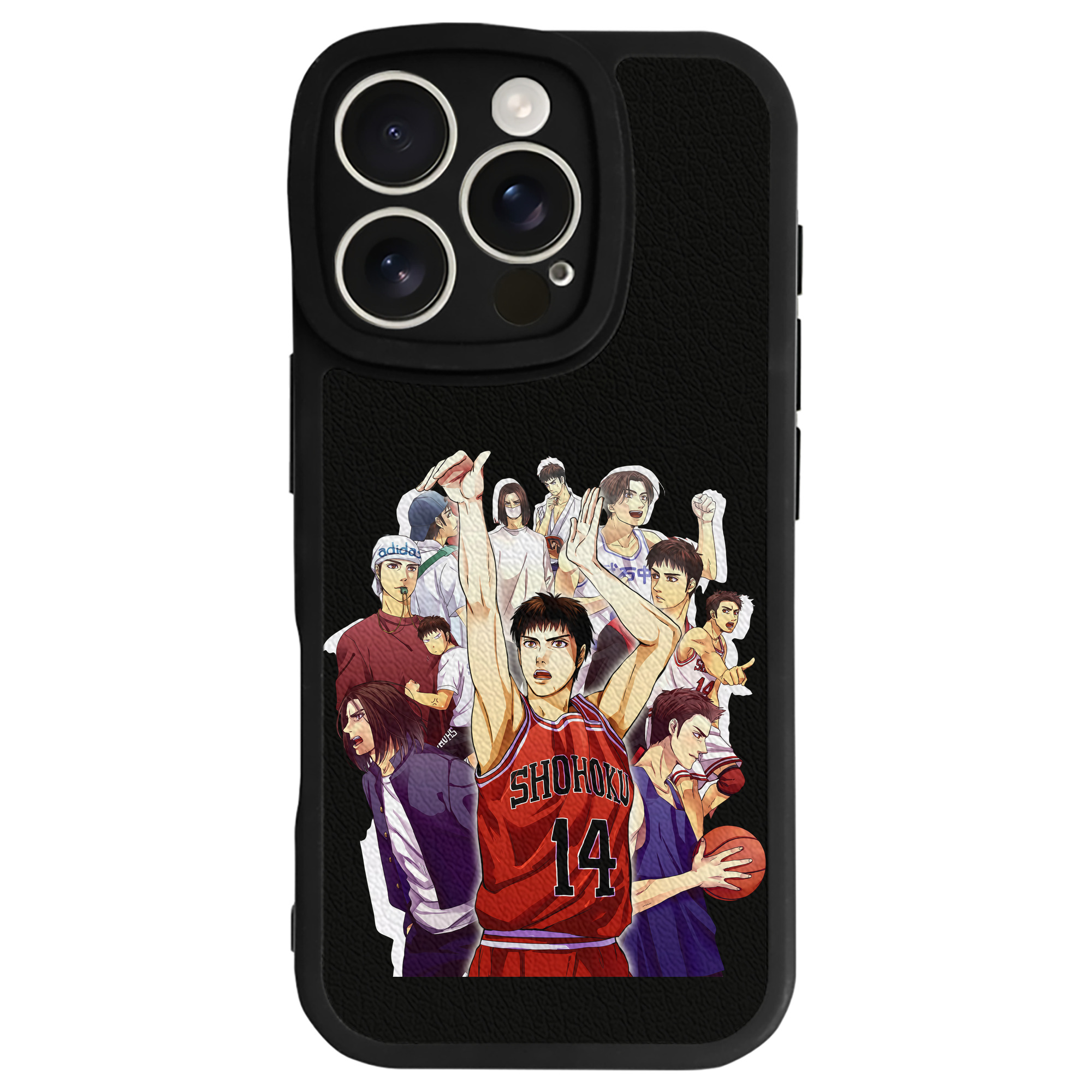 （画像用） SLAM DUNK／スラムダンク 【iPhone 16シリーズ対応】シリコンスマホケース（レザー調） 材質：シリコン